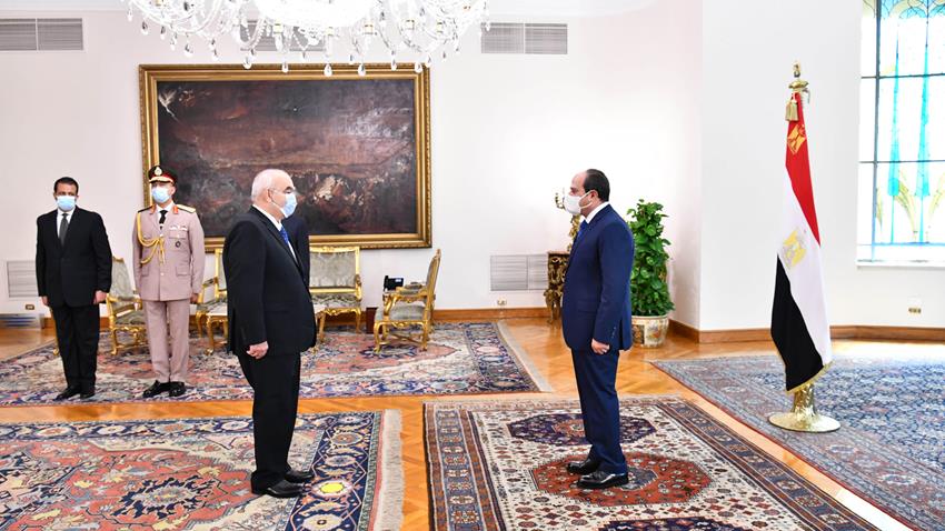 الرئيس عبد الفتاح السيسي يشهد أداء حلف اليمين للمستشار حسين مصطفى فتحي رئيسًا لهيئة قضايا الدولة