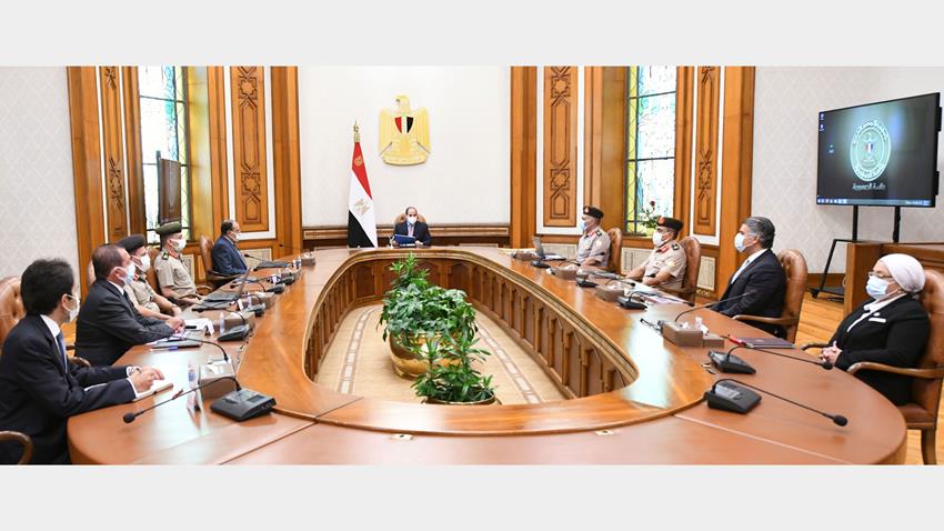 الرئيس عبد الفتاح السيسي يتابع الموقف التنفيذي لمشروعات الهيئة الهندسية على مستوى الجمهورية الرئيس عبد الفتاح السيسي يتابع الموقف التنفيذي لمشروعات الهيئة الهندسية على مستوى الجمهورية