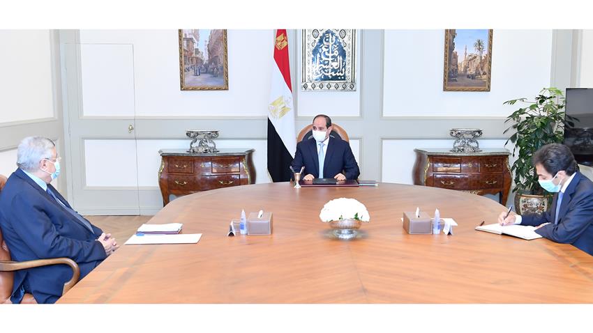 الرئيس عبد الفتاح السيسي يتابع مستجدات المبادرات الرئاسية في قطاع الصحة على مستوى الجمهورية الرئيس عبد الفتاح السيسي يتابع مستجدات المبادرات الرئاسية في قطاع الصحة على مستوى الجمهورية