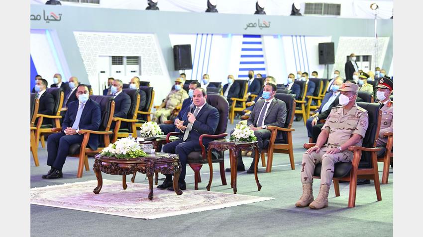 الرئيس عبد الفتاح السيسي يفتتح مجموعة مشروعات إسكان بديل المناطق غير الآمنة من منطقة ٦ أكتوبر الرئيس عبد الفتاح السيسي يفتتح مجموعة مشروعات إسكان بديل المناطق غير الآمنة من منطقة ٦ أكتوبر