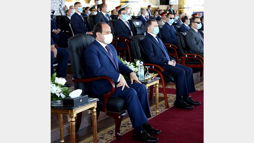 الرئيس عبد الفتاح السيسي يشهد حفل تخرج دفعة جديدة من طلبة كلية الشرطة