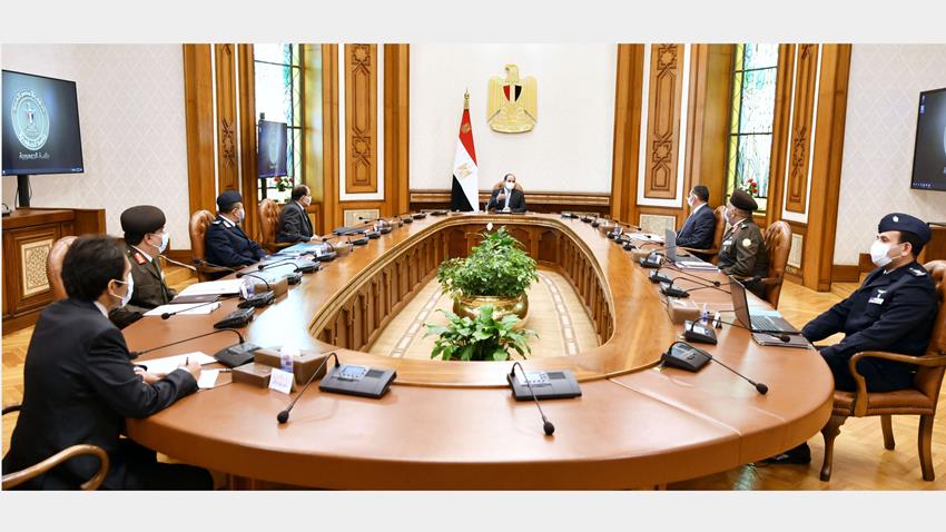 الرئيس عبد الفتاح السيسي يتابع الموقف التنفيذي للمشروع القومي مستقبل مصر