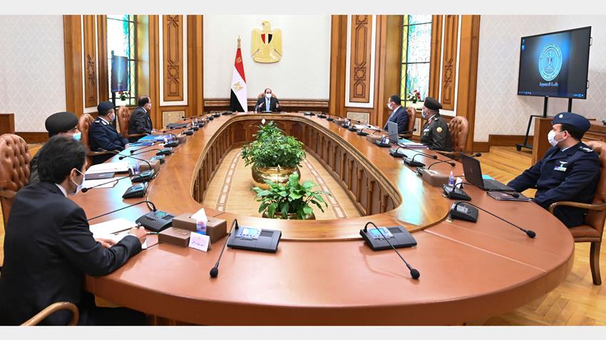 الرئيس عبد الفتاح السيسي يتابع الموقف التنفيذي للمشروع القومي مستقبل مصر