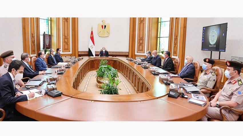 الرئيس عبد الفتاح السيسي يتابع الموقف التنفيذي للبنية الأساسية الخاصة بالعاصمة الإدارية الجديدة