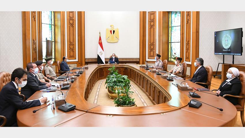 الرئيس عبد الفتاح السيسي يتابع الموقف التنفيذي لمشروعات الهيئة الهندسية على مستوى الجمهورية