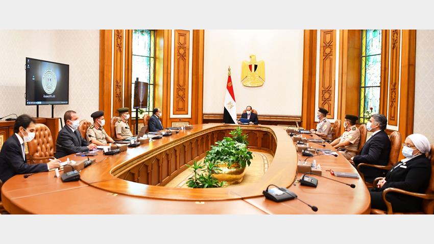 الرئيس عبد الفتاح السيسي يتابع الموقف التنفيذي لمشروعات الهيئة الهندسية على مستوى الجمهورية