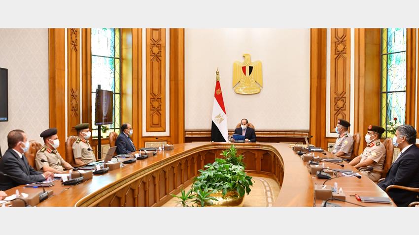 الرئيس عبد الفتاح السيسي يتابع الموقف التنفيذي لمشروعات الهيئة الهندسية على مستوى الجمهورية