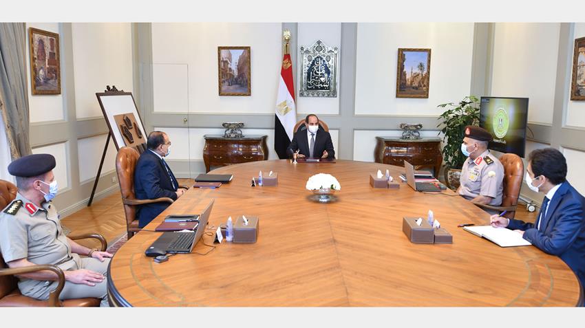 الرئيس عبد الفتاح السيسي يتابع الموقف التنفيذي لعدد من مشروعات الهيئة الهندسية على مستوى الجمهورية