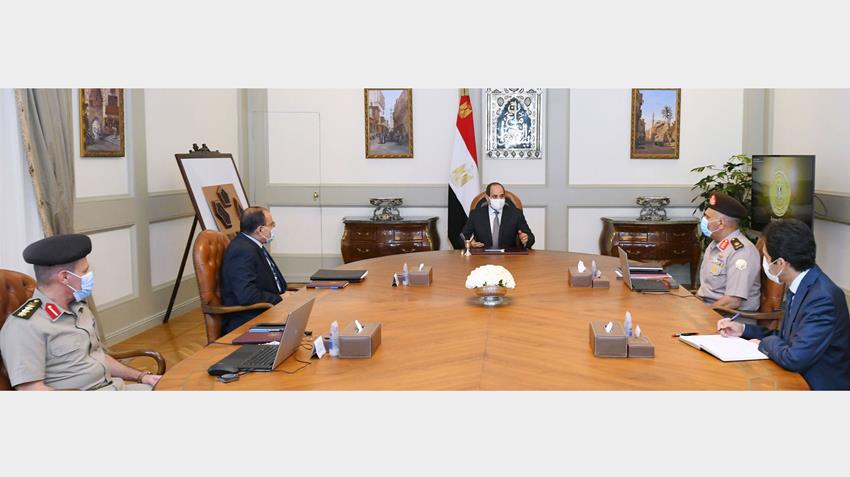 الرئيس عبد الفتاح السيسي يتابع الموقف التنفيذي لعدد من مشروعات الهيئة الهندسية على مستوى الجمهورية