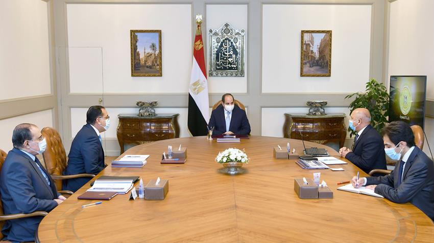 الرئيس عبد الفتاح السيسي يتابع مشروعات وزارة النقل على مستوى الجمهورية