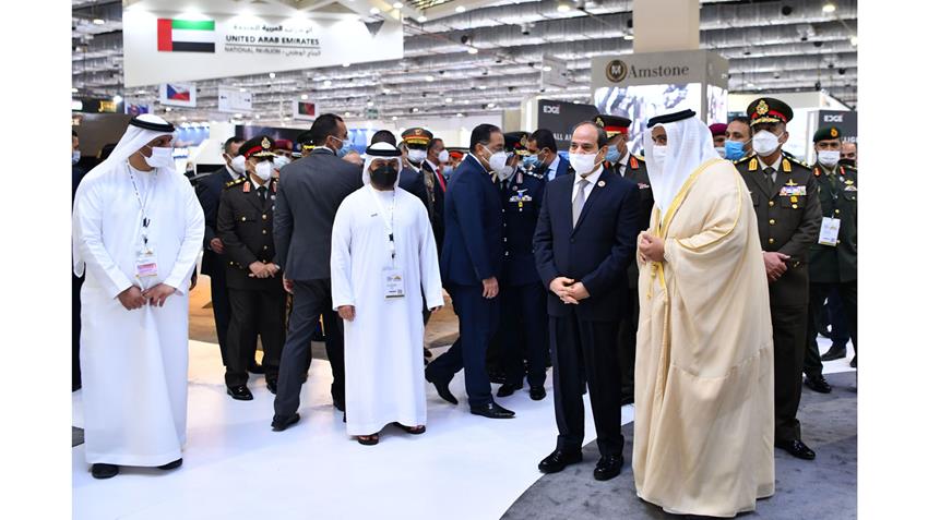 الرئيس عبد الفتاح السيسي يفتتح معرض مصر الدولي للصناعات العسكرية والدفاعية إيديكس ٢٠٢١
