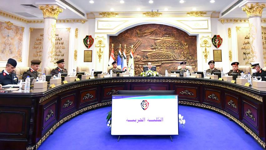 الرئيس عبد الفتاح السيسي يحضر اختبارات كشف الهيئة للطلبة الجدد المتقدمين للكليات والمعاهد العسكرية