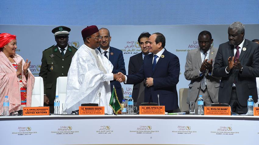 الرئيس عبد الفتاح السيسي يترأس أعمال القمة الاستثنائية للاتحاد الأفريقي