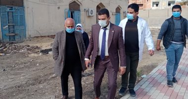 وكيل وزارة الصحة بالغربية يتابع أعمال تطوير مستشفى حميات المحلة