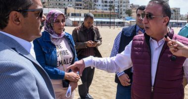 محافظ الإسكندرية: مساحة شاطئ الأنفوشي 4000 م2 ويستقبل 1000 أسرة يوميا محافظ الإسكندرية: مساحة شاطئ الأنفوشي 4000 م2 ويستقبل 1000 أسرة يوميا