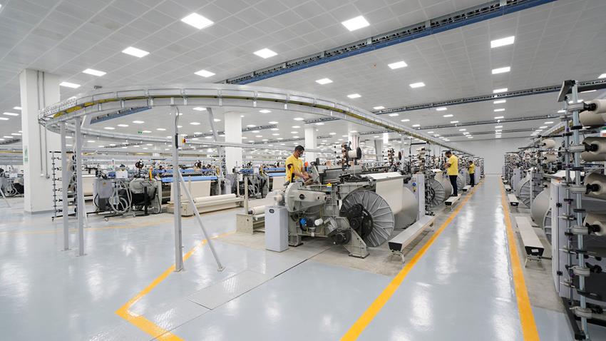 مصنع النسيج المستطيل