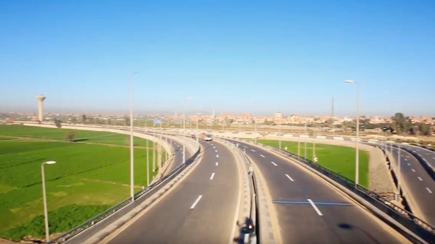 كوبري العباسة العلوي بمحافظة الشرقية