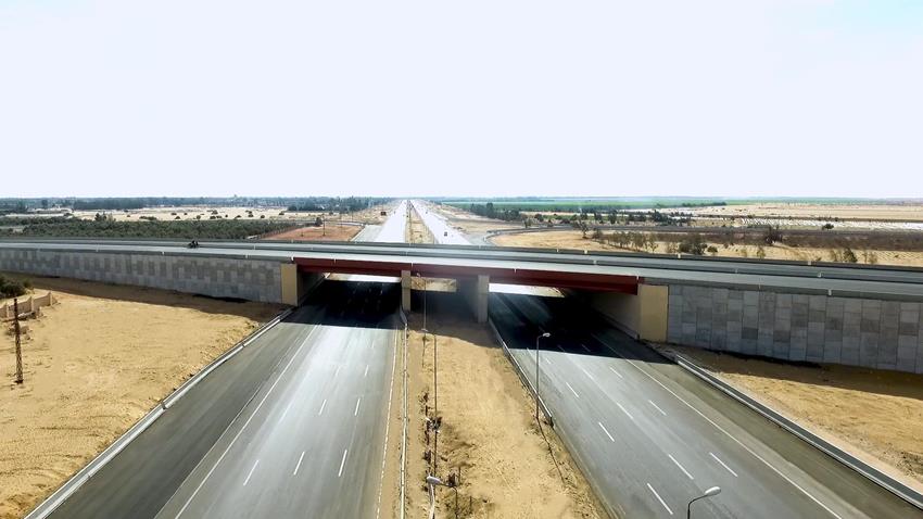 كوبري تقاطع طريق بني سويف - الزعفرانة مع طريق الجلالة
