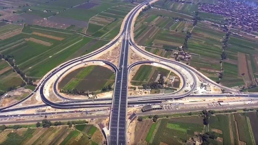 تقاطع الطريق الدائري الإقليمي مع طريق القاهرة الإسكندرية الزراعي - بنها