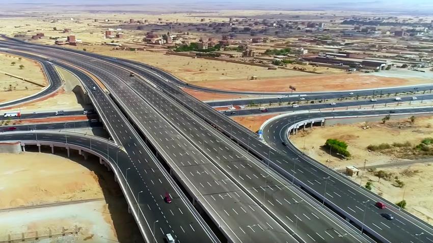 كوبري تقاطع الطريق الدائري الأوسطي مع طريق الإسماعيلية الصحراوي