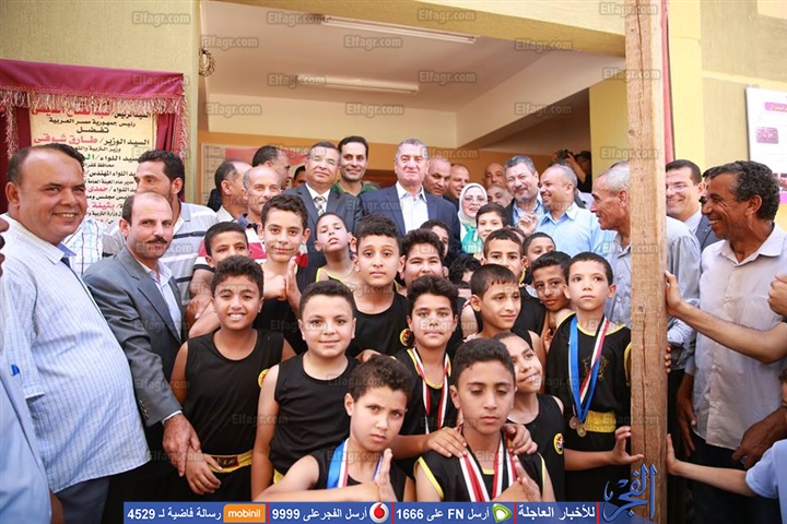 افتتاح مدرسة الرافعي الابتدائية الجديدة بشباس الشهداء بدسوق