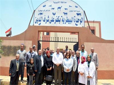 الوحدة الطبية البيطرية بكفر علي شرف الدين