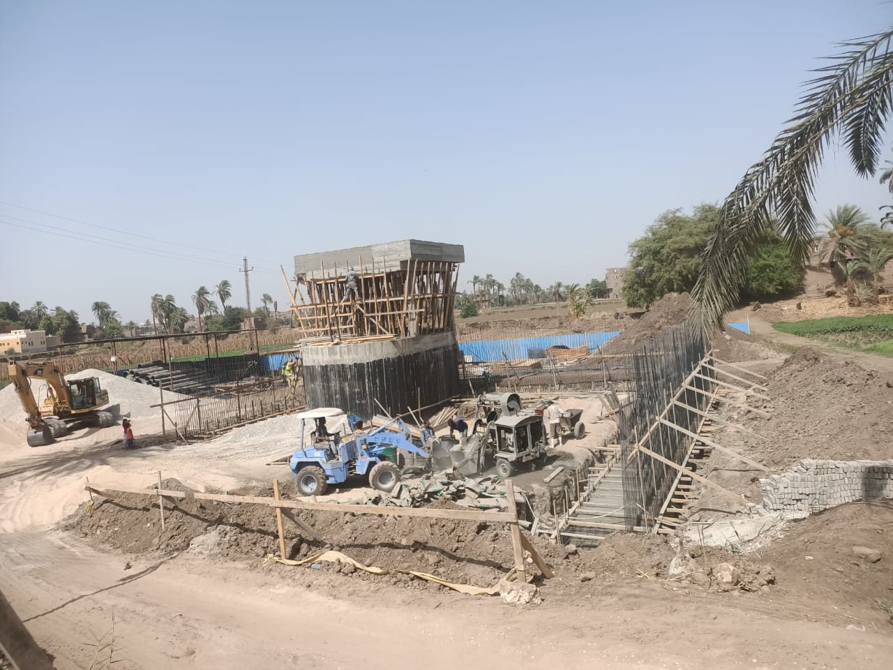 مشروع الصرف الصحى  قرية  الشيخ رحومة