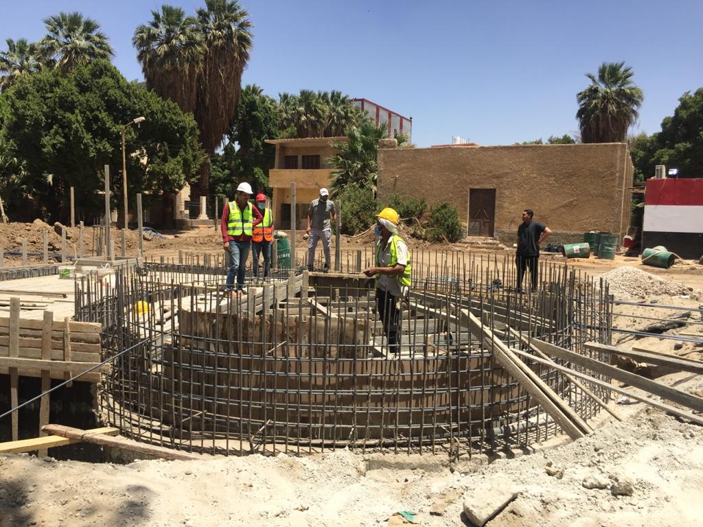 مشروع الصرف الصحى بقرية الصفيحة