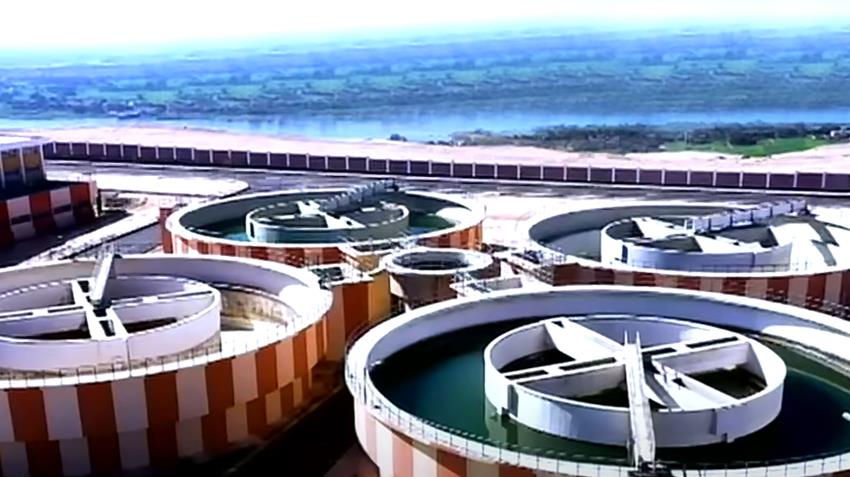 إنشاء المرحلة الثانية من محطة تنقية المياه بمدينة المنيا الجديدة
