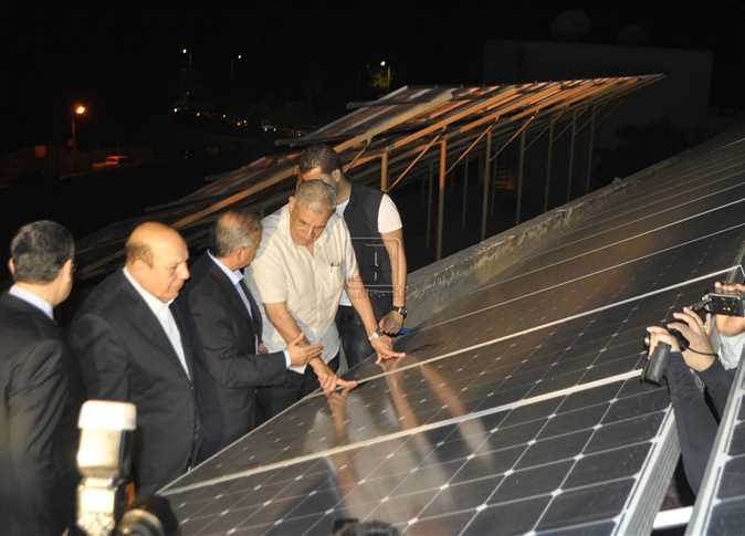 حطة الطاقة الشمسية بمبنى ديوان عام محافظة الأقصر