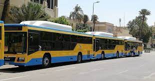 انشاء وتشغيل 7 خطوط أوتوبيس نقل عام جديدة محافظة الجيزة