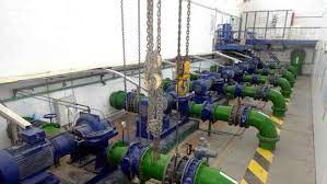 خط المياه الناقل لقري شرق السكة الحديد بمركز طما