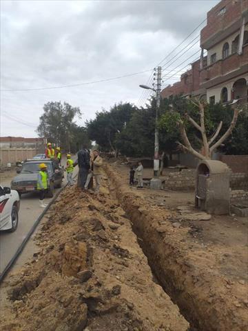 توسعات محطة معالجة الصرف الصحي بقرية دلجا