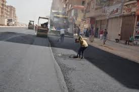 رصف شارع ترعة الشابوري القديم بحي شرق شبرا الخيمة