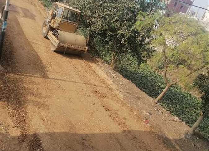 رصف طريق لكح  -  كفر صقر