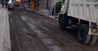 رصف عدد من الطرق والشوارع الرئيسية بمدينة سيوة