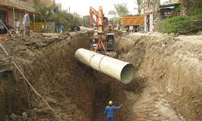 مشروع محطة الصرف الصحى وخط الطرد الملحق بها لمنطقة امتداد غرب الجولف