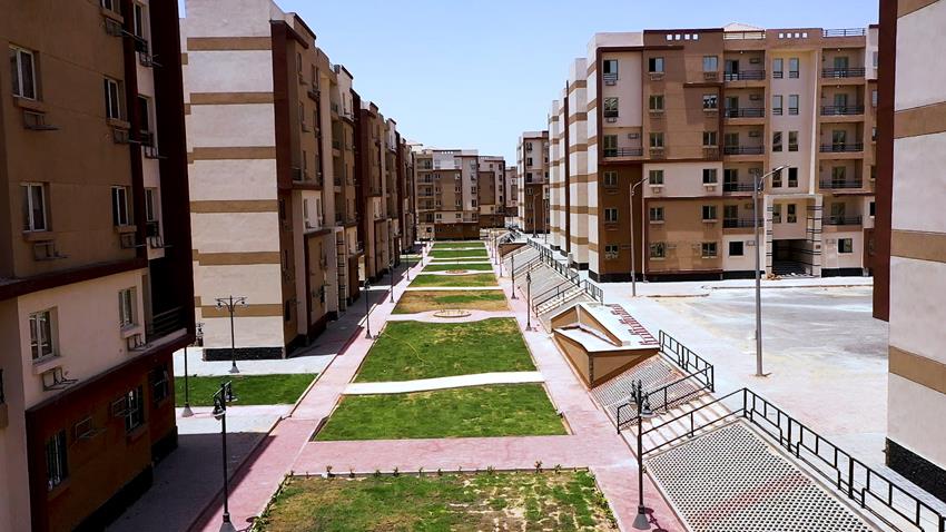 المرحلة الأولي من سكن العاملين المنتقلين للعاصمة الإدارية بمدينة بدر