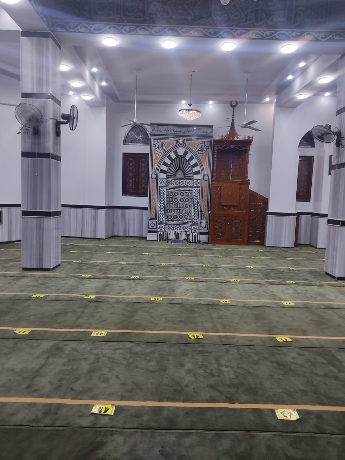 مسجد الرحمة منطقة عرب إسماعيل بجزيرة بلى بنها