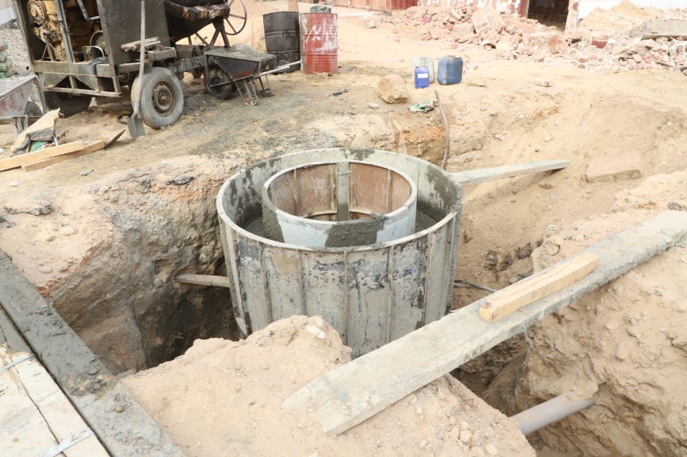 محطة معالجة الصرف الصحي  بقرية الزرابي مرحلة اولي