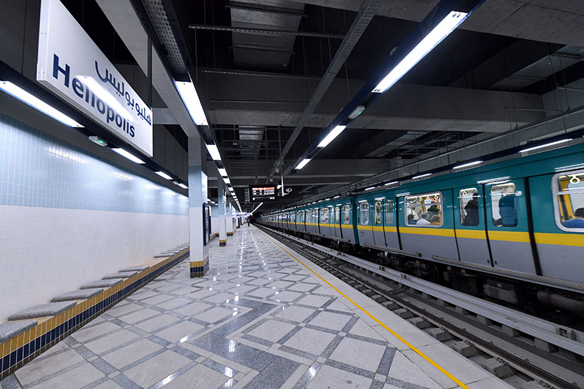 أكبر محطة مترو فى الشرق الأوسط "محطة مترو هليوبوليس"