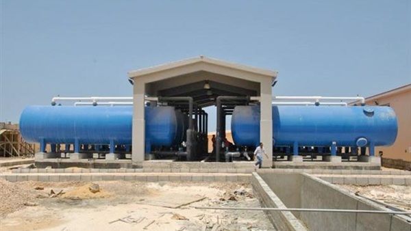محطة تحلية مياه البحر بمدينة العلمين الجديدة