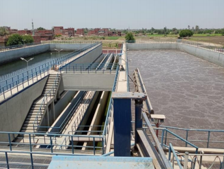 توسعات محطة معالجة مياه الصرف الصحي بقليوب وشرق القناطر الخيرية