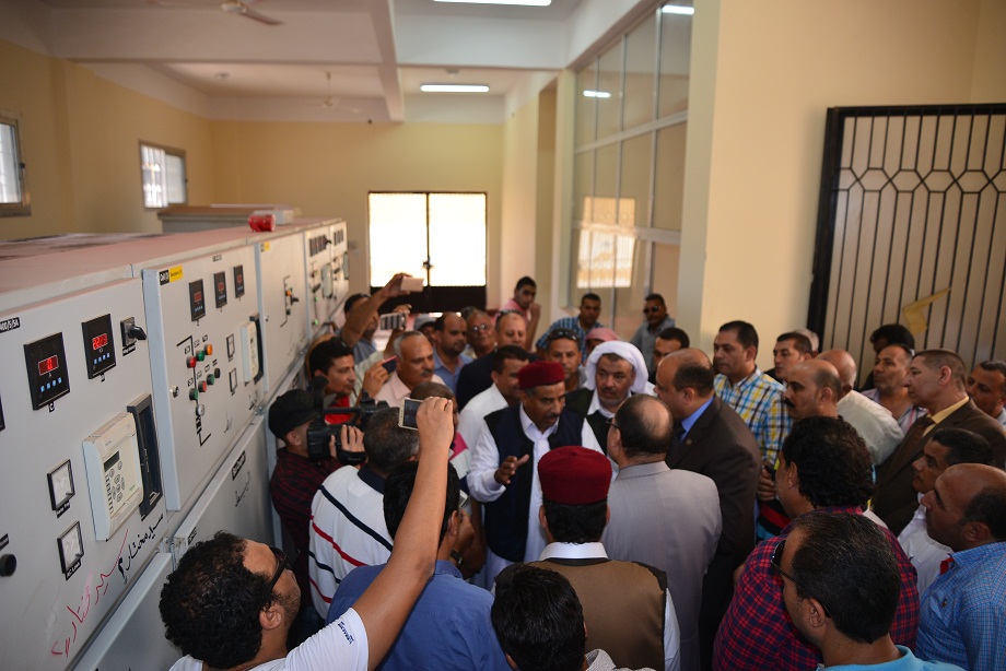 لوحة توزيع المهندس سيد مختار للكهرباء بوسط مدينة مرسى مطروح