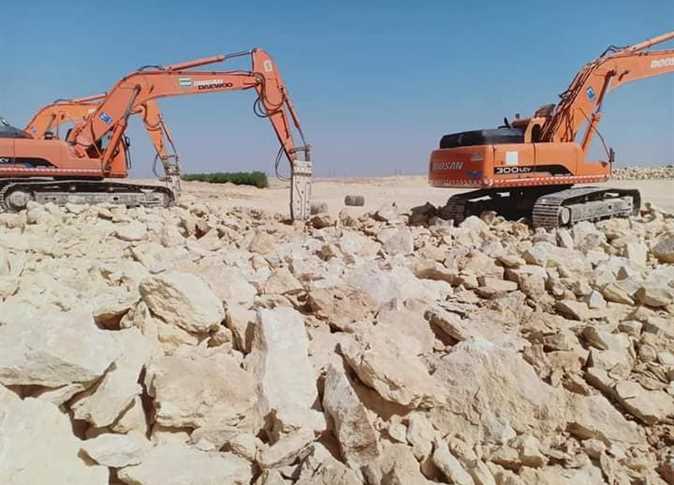 إنشاء محور الفشن الجديد ببنى سويف