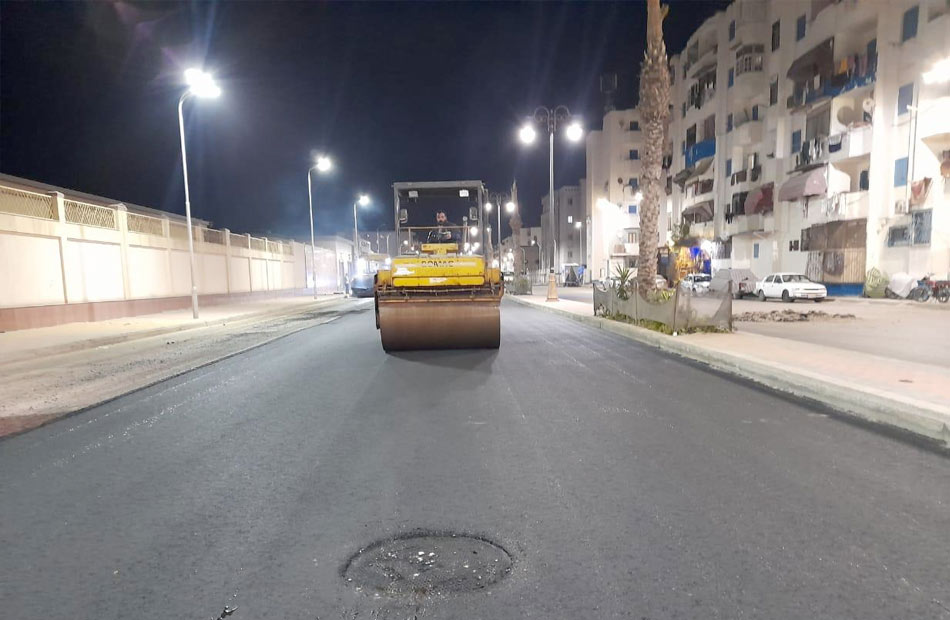رفع كفاءة وتطوير شارع 23 ديسمبر ببورسعيد