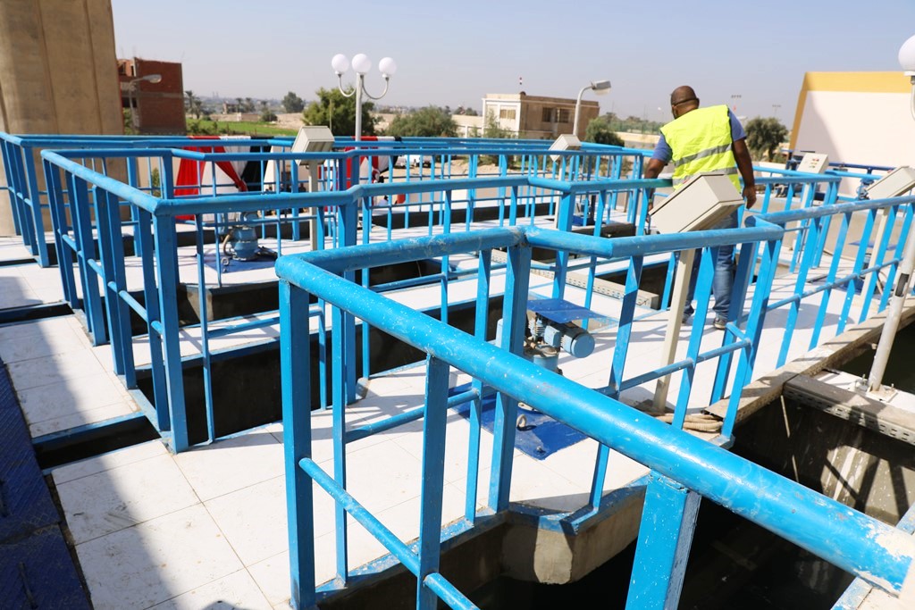 محطة مياه قرية " أولاد الشيخ " بمركز دار السلام بمحافظة سوهاج